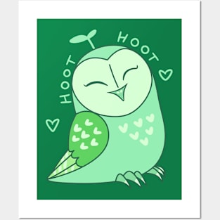 Mint Owl Posters and Art